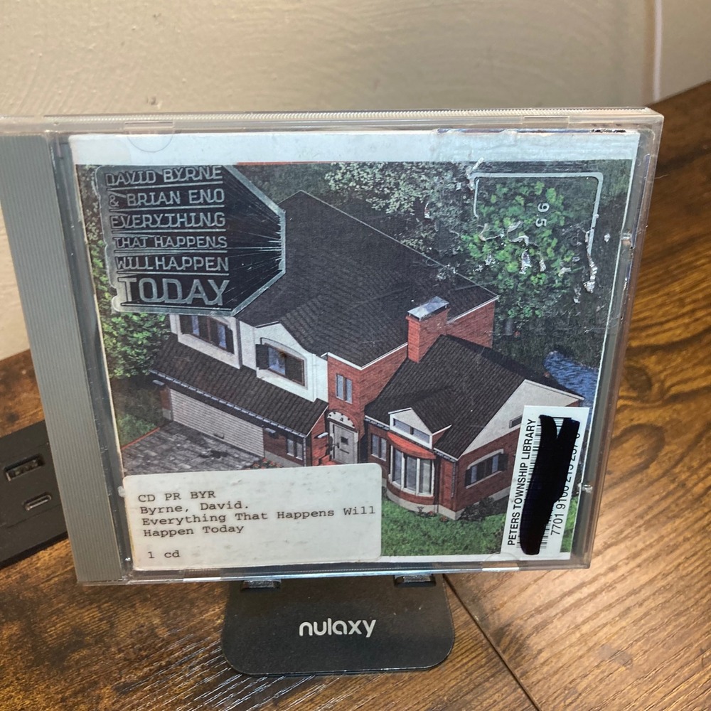 David Byrne Brian Eno Everything That Happens Will Happen Today CD Talking Heads